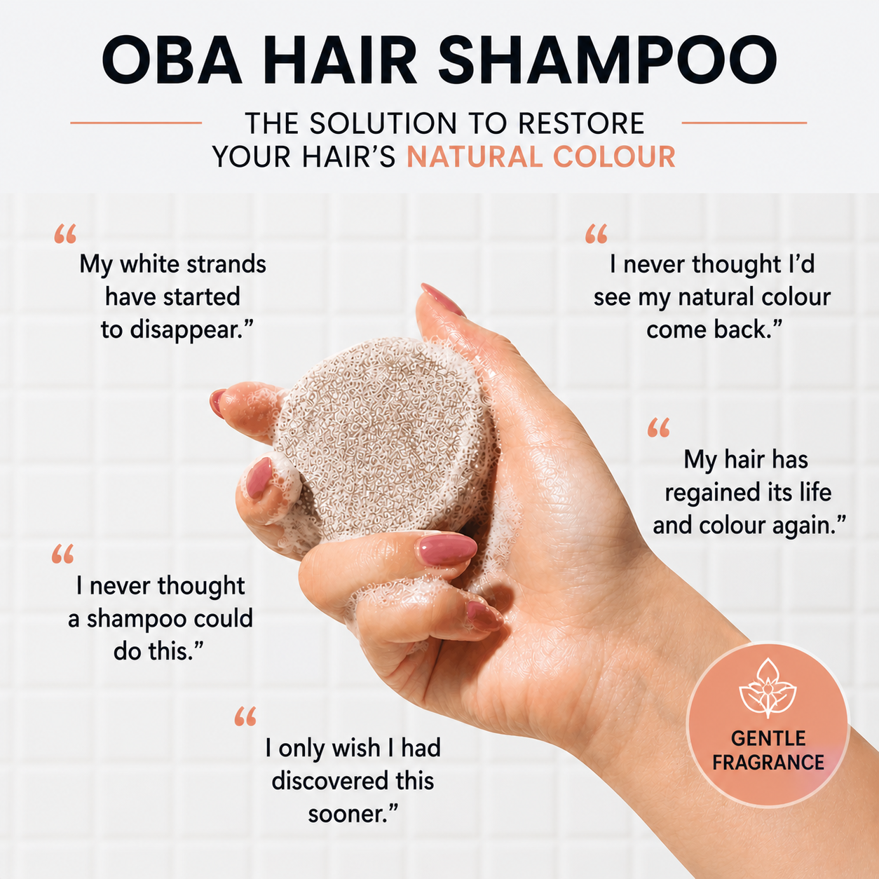 Oba Hair | Natural Shampoo for Darkening Hair