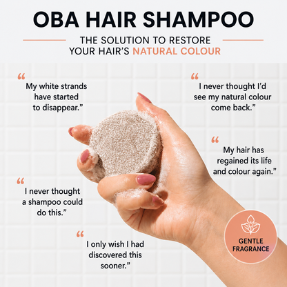 Oba Hair | Natural Shampoo for Darkening Hair